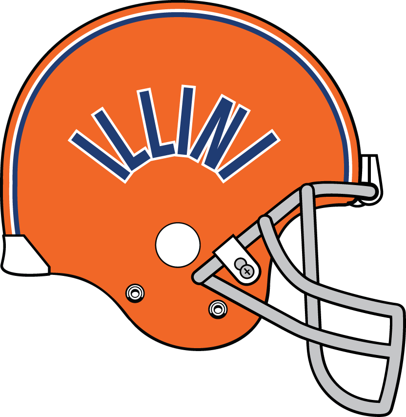 Illinois Fighting Illini 1980-1982 Helmet Logo t shirts iron on transfers